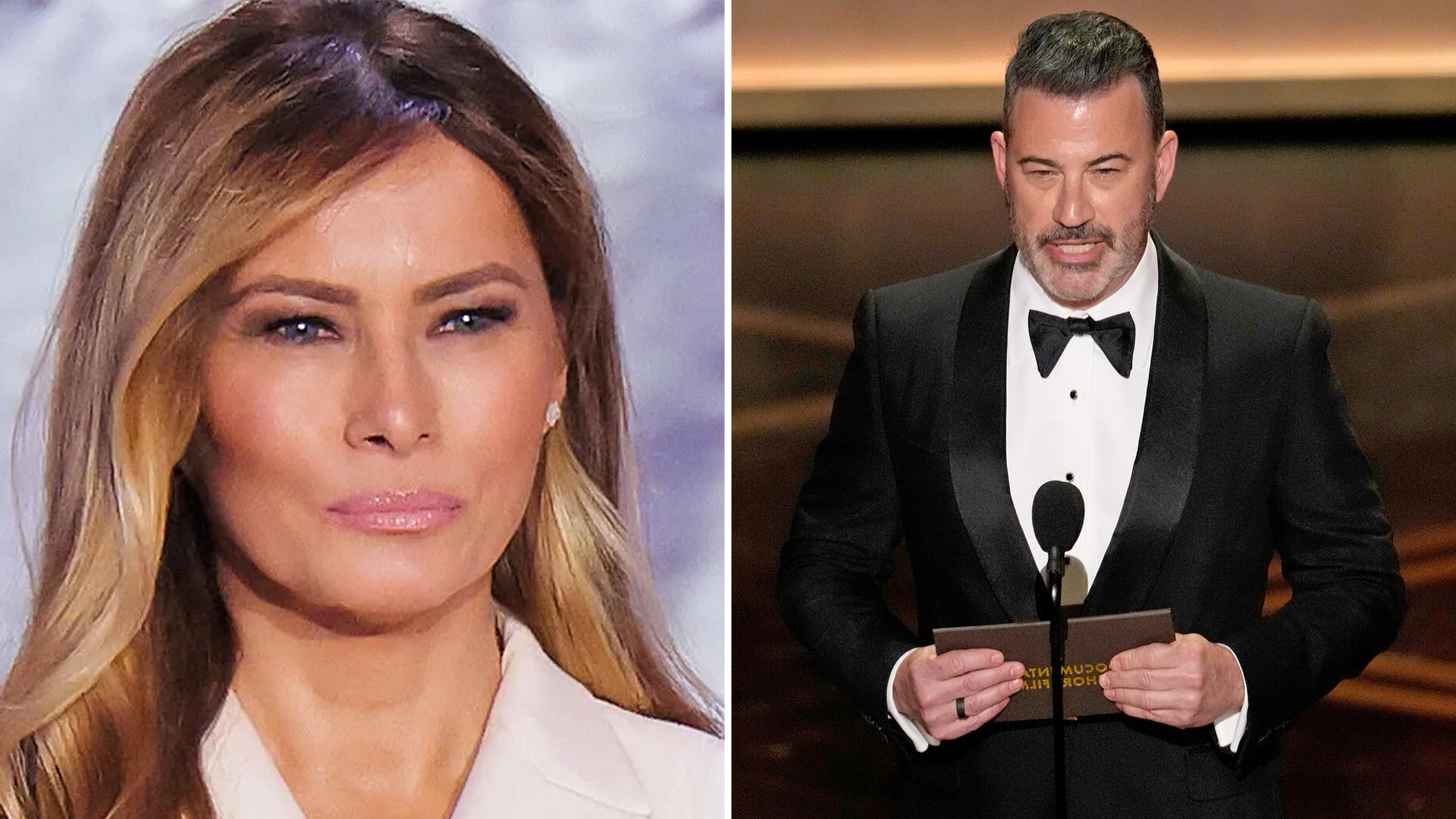 Jimmy Kimmel and Melania